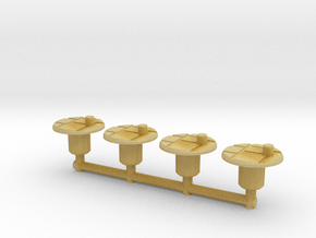 Titan Platforms, Basic, set of 4 in Tan Fine Detail Plastic