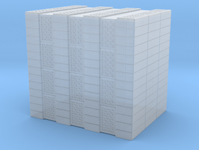 Concrete Bricks Pile 1/48 in Clear Ultra Fine Detail Plastic