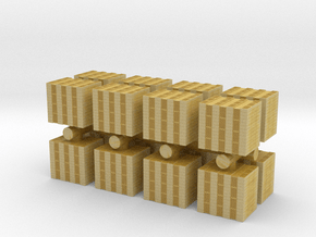 Concrete Bricks Pile (x16) 1/285 in Tan Fine Detail Plastic