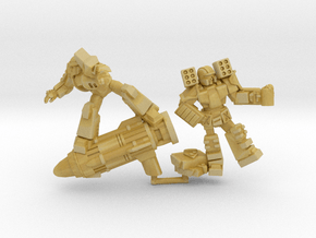"When the Cons Are Away" Mini 2-Pack, 35mm in Tan Fine Detail Plastic