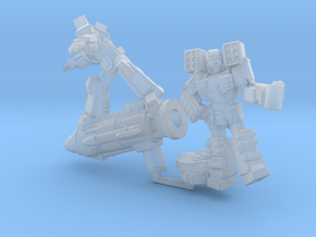 "When the Cons Are Away" Mini 2-Pack, 35mm in Clear Ultra Fine Detail Plastic