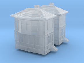 Railway Signal Tower (x2) 1/400 in Clear Ultra Fine Detail Plastic