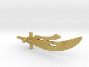 Sword of Desolation, 3mm Grip in Tan Fine Detail Plastic