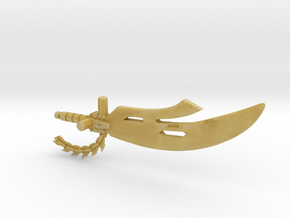 Sword of Desolation, 5mm Grip in Tan Fine Detail Plastic