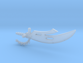 Sword of Desolation, 5mm Grip in Clear Ultra Fine Detail Plastic