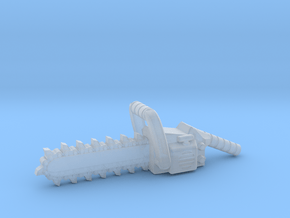 Chainsaw, 1:18 Scale, 3mm grips in Clear Ultra Fine Detail Plastic