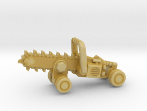 Chainsaw Car, Prize Size! in Tan Fine Detail Plastic