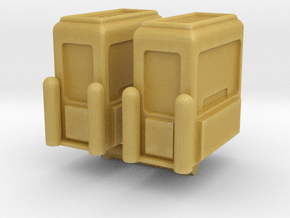 Toll Booth (x2) 1/100 in Tan Fine Detail Plastic