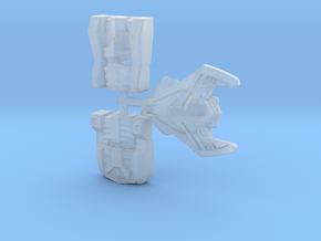 Sideways Faces 3-Pack (Titans Return) in Clear Ultra Fine Detail Plastic