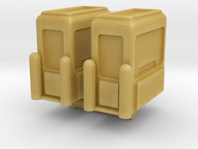Toll Booth (x2) 1/120 in Tan Fine Detail Plastic
