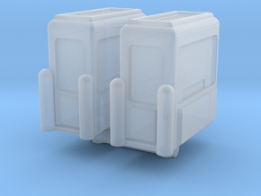 Toll Booth (x2) 1/120 in Clear Ultra Fine Detail Plastic
