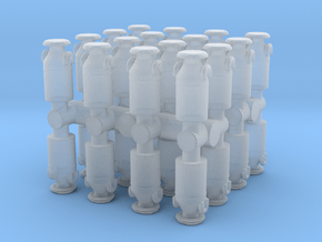 Steel Milk Churn (x32) 1/87 in Clear Ultra Fine Detail Plastic