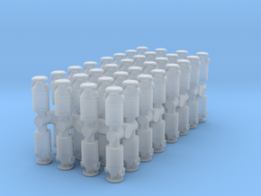 Steel Milk Churn (x64) 1/160 in Clear Ultra Fine Detail Plastic