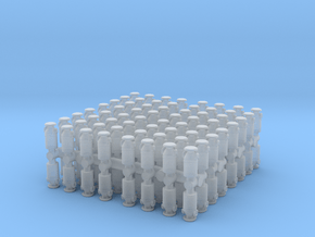 Steel Milk Churn (x128) 1/220 in Clear Ultra Fine Detail Plastic
