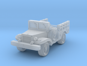 Dodge WC51 - Allied WWII Vehicle Miniature in Clear Ultra Fine Detail Plastic