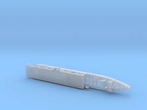 USS Langley 1/1800 in Clear Ultra Fine Detail Plastic