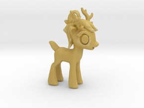 My Little OC: Smol Reindeer 1.5"  in Tan Fine Detail Plastic