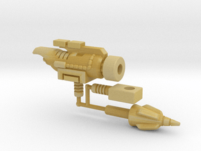 Dinobot Slug's Cannon, 5mm (PotP) in Tan Fine Detail Plastic