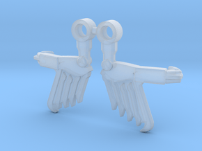 Wings for PotP Dinobot Slash in Clear Ultra Fine Detail Plastic