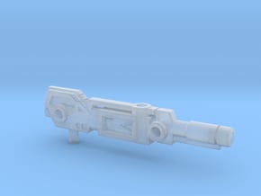 The Big Boom Combiner Cannon (5mm) in Clear Ultra Fine Detail Plastic