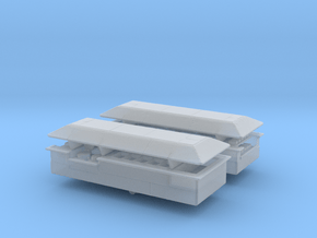 Food Counter (Isle) (x2) 1/220 in Clear Ultra Fine Detail Plastic