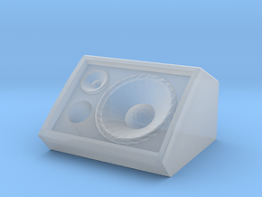 Stage Monitor Speaker 1/35 in Clear Ultra Fine Detail Plastic