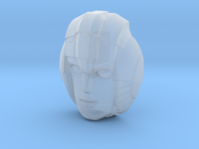 Arcee Face, 4cm Version in Clear Ultra Fine Detail Plastic