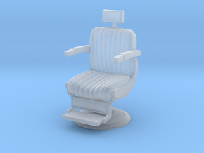 Barber chair 1/24 in Clear Ultra Fine Detail Plastic