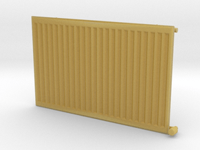 Wall Radiator Heater 1/24 in Tan Fine Detail Plastic