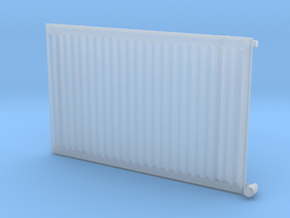 Wall Radiator Heater 1/24 in Clear Ultra Fine Detail Plastic