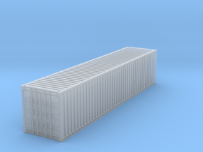 40ft Shipping Container 1/76 in Clear Ultra Fine Detail Plastic
