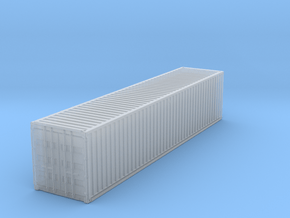 40ft Shipping Container 1/160 in Clear Ultra Fine Detail Plastic