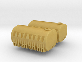 3250 Gallon Water Tank (x2) 1/200 in Tan Fine Detail Plastic