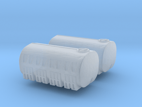 3250 Gallon Water Tank (x2) 1/200 in Clear Ultra Fine Detail Plastic