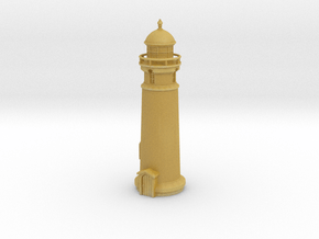 Lighthouse (round) 1/120 in Tan Fine Detail Plastic