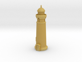 Lighthouse (round) 1/400 in Tan Fine Detail Plastic