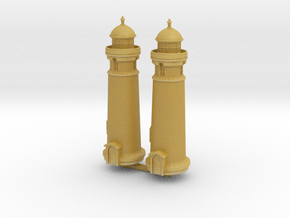 Lighthouse (round) (x2) 1/500 in Tan Fine Detail Plastic