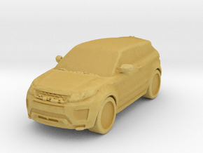 Range Rover Evoque 1/100 in Tan Fine Detail Plastic