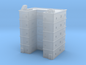 Residential Building 01 1/500 in Clear Ultra Fine Detail Plastic