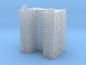 Residential Building 01 1/400 in Clear Ultra Fine Detail Plastic