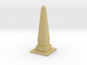 Obelisk Monument 1/87 in Tan Fine Detail Plastic