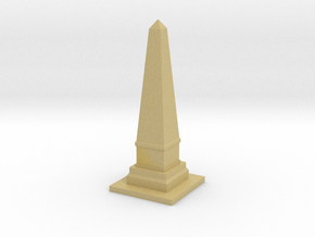 Obelisk Monument 1/76 in Tan Fine Detail Plastic