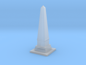 Obelisk Monument 1/76 in Clear Ultra Fine Detail Plastic