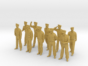 1-30 USN Officers Set1-1 in Tan Fine Detail Plastic