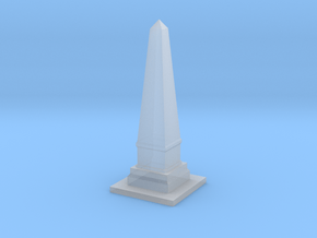 Obelisk Monument 1/64 in Clear Ultra Fine Detail Plastic