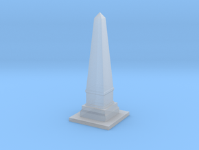 Obelisk Monument 1/120 in Clear Ultra Fine Detail Plastic