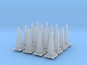 Obelisk Monument (x16) 1/500 in Clear Ultra Fine Detail Plastic