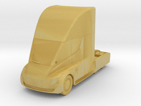 Tesla Semi Truck 1/72 in Tan Fine Detail Plastic