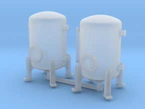 Autoclave Pressure Tank (x2) 1/220 in Clear Ultra Fine Detail Plastic