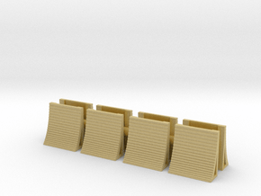 Airport Blast Fence (x8) 1/220 in Tan Fine Detail Plastic